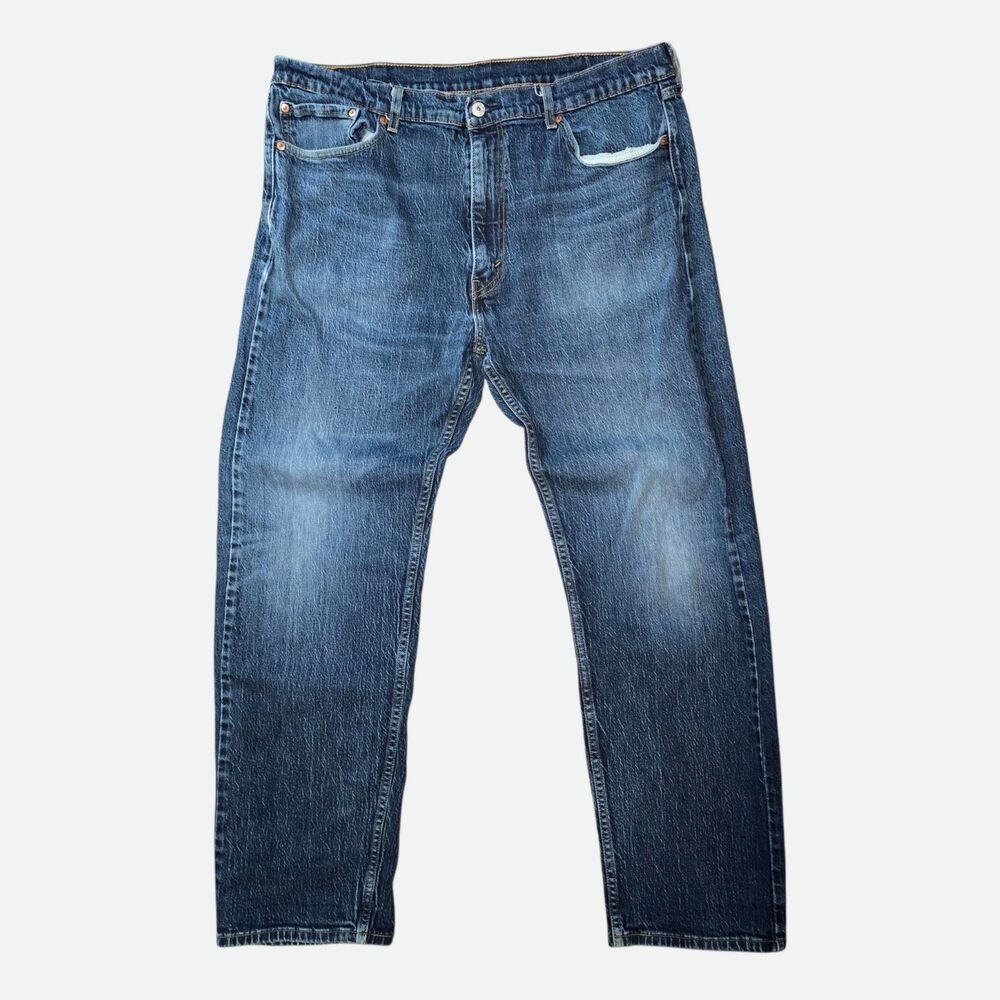 Levis 505 Mens Jeans 40x32* Regular Fit Straight Leg Medium Wash Denim Pants